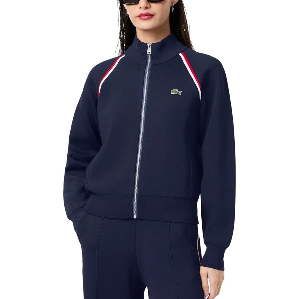 NWT Lacoste Women Zip Up Sweater